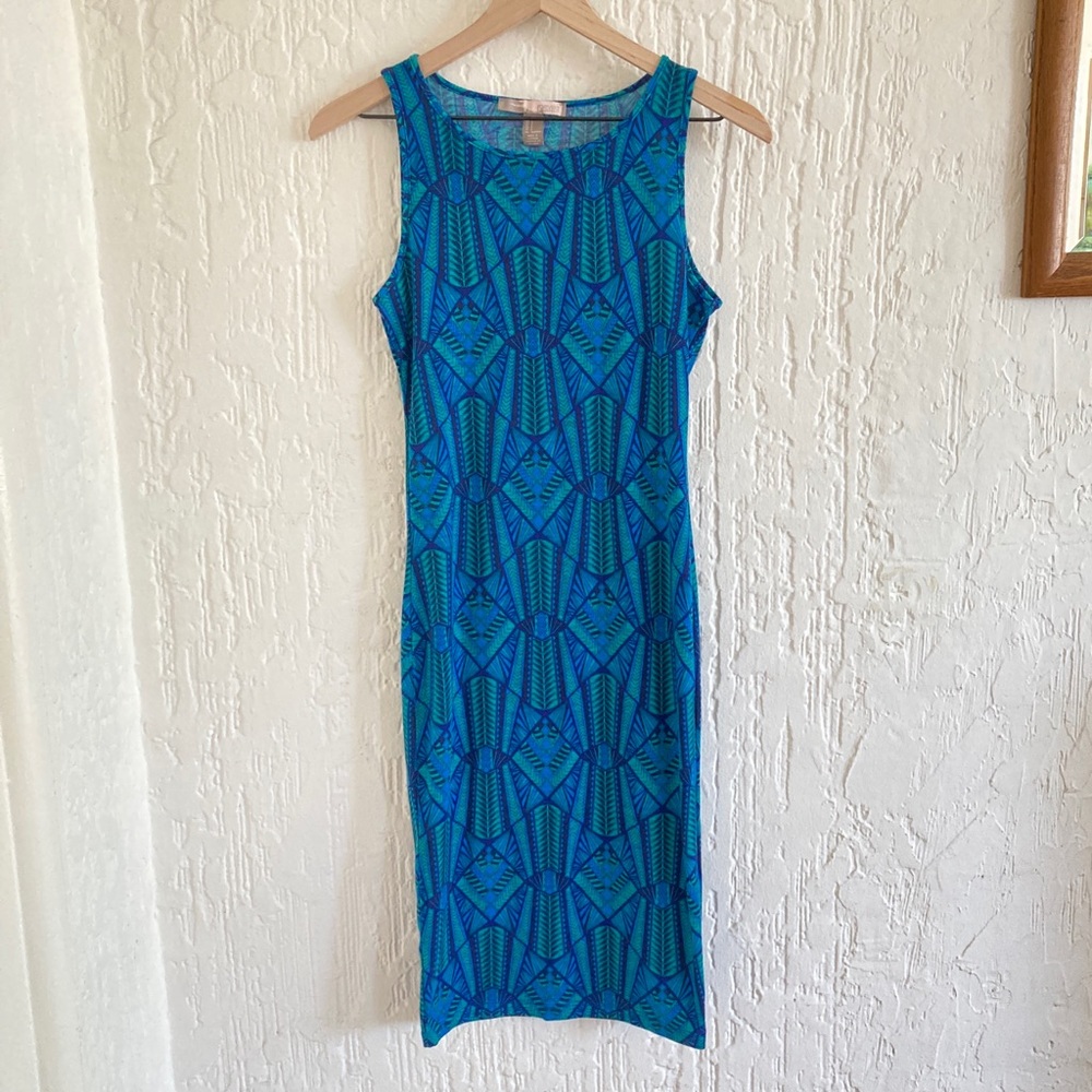 Forever 21 Blue Sleeveless Dress Size Small